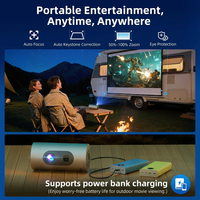 Projecteur portable Touyinger L10 1080P CNC 1800 ANSI Lumens Full HD Autofocus Android Mini projecteur portable 4K Home Cinéma