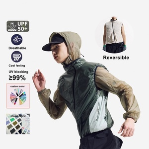 Chaleco Cortavientos Personalizado Reversible con Cierre, Transpirable, para Primavera, Ciclismo y Actividades al Aire Libre - Product Image 1