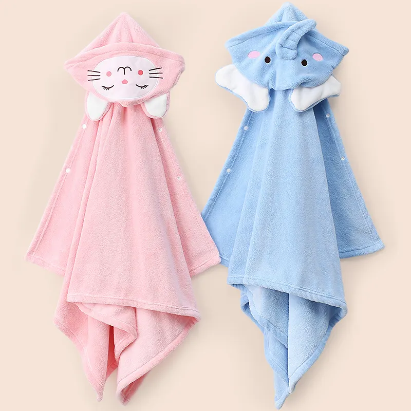 Microfiber Baby Hooded Towel Factory Direct