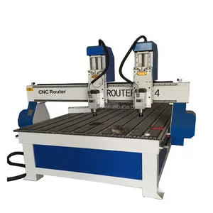 double spindle cnc wood cutting router machinery in India price