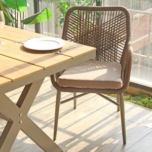 Outdoor Seil Restaurant Freizeit Gartenmöbel Outdoor-Sets Balkon Set Coffeeshop Stuhl Terrasse Set - Product Image 2
