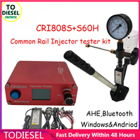 Venta caliente Aly CRI808S Multifunción Diesel Inyector Tester Common Rail Inyector S60H Prueba de boquilla con Bluetooth y función AHE