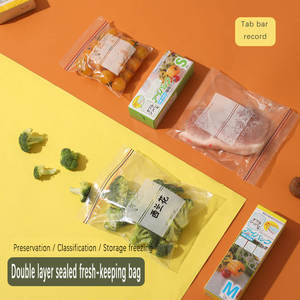 Stockage de réfrigérateur épaissi scellé emballage alimentaire de conservation frais <span class=keywords><strong>sac</strong></span> en plastique ménager auto-scellant - Product Image 5