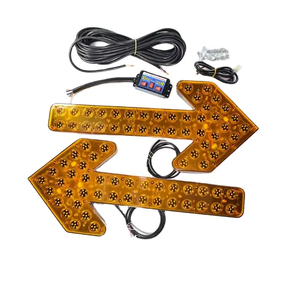 12V 24V cung cấp điện LED nhấp nháy xe tải hướng tín hiệu lần lượt mũi tên cảnh báo ánh sáng - Product Image 5