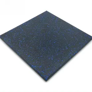 Anti-Slip Rubber Tile Flooring Home Gym Rubber Flooring 20mm Gym Mat Rubber Flooring
