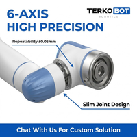 TERKOBOT Nova 2 5 Brazo Robótico Comercial de Alta Resistencia para Escritorio, para Automatización en Servicios de Catering y Terapia de Moxibustión