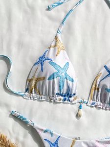 <span class=keywords><strong>Micro</strong></span> bikini <span class=keywords><strong>string</strong></span> en polyester avec coquillages cousus, style exotique et séduisant, extrêmement sexy - Product Image 5