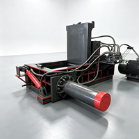 Presse à balles horizontale pour métaux, ferraille, fûts, tôles d'acier, tuyaux de cuivre, profilés en aluminium
