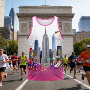 Camisetas de Tirantes Personalizadas para Maratón, Talla Grande, de Alta Calidad, Transpirables, de Secado Rápido, para Clubes Deportivos - Product Image 1