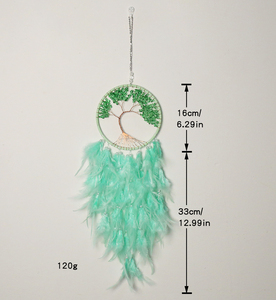 <span class=keywords><strong>2025</strong></span> mới nhất thiết kế cuộc sống của cây lông Giấc Mơ Catcher tường trang trí nội thất thủ công mỹ nghệ đá tự nhiên treo tường cho trang trí nội thất - Product Image 4