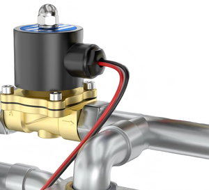 1-Inch Cống Điều Khiển 2W NC Solenoid <span class=keywords><strong>Valve</strong></span> 24V 220V Đồng Chuyển Đổi 12V Van Nước Với 4-6 Điểm Điều Khiển Cho Nước Phương Tiện Truyền thông - Product Image 5