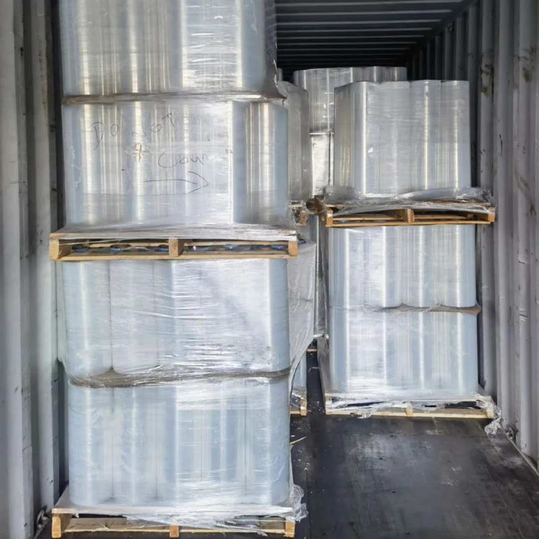 Enya Soft LLDPE Nylon Pallet Stretch Film Rolls 20 Micron High Tensile Strength High Gloss High Transparency Machine Grade 500mm