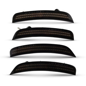 Feux de position latéraux LED <span class=keywords><strong>avant</strong></span> et arrière pour <span class=keywords><strong>Fiat</strong></span> <span class=keywords><strong>500</strong></span> 500e Pop Sports 2011-2019, clignotants de voiture sans erreur - Product Image 2