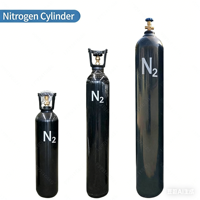 Bouteille de gaz azote en acier sans soudure Chun Miao haute pression 6m avec garantie de 3 ans pour le gonflage des pneus et les applications aérospatiales