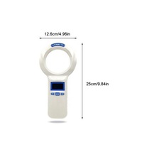 Lecteur portable de microchip RFID 134,2 kHz rechargeable ISO11784/5 FDX-b pour animaux (chevaux, poissons, arowanas) – Distance de lecture 10 cm
