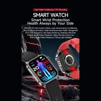 Reloj Inteligente E810 con ECG, Pantalla AMOLED de 1.95 Pulgadas, Monitorización de Frecuencia Cardíaca, Temperatura Corporal, Estado de Ánimo y Fatiga, Rastreador de Actividad Física