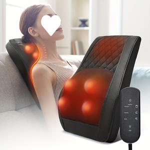 Coussin de massage chauffant vibrant et pétrissant pour le cou et le <span class=keywords><strong>dos</strong></span> - Contrôle manuel filaire, soulagement complet des douleurs corporelles Boriwat - Product Image 6