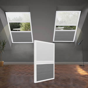 Giorno notte lucernario tonalità Cordless cellulare lucernario <span class=keywords><strong>tende</strong></span> <span class=keywords><strong>a</strong></span> nido d'ape adatto per tetto inclinato camera camera finestra dimensioni personalizzate - Product Image 1