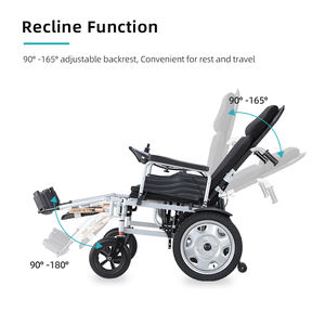 Ucuz rehabilitasyon terapi malzemeleri engelli motorlu elektrikli tekerlekli sandalye - Product Image 5