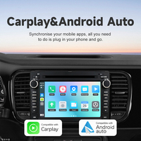 SEMAITU dasbor mobil 7 inci Double Din Android, layar sentuh navigasi mobil untuk pemutar DVD Carplay untuk Buick Enclave