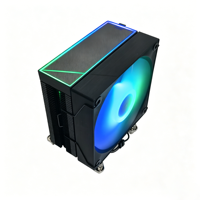 4HB2-12B2-9YLDG2 CPU Cooler 120mm ARGB PWM Fan 4 Heatpipes Air Cooler for Intel LGA 1700 1851 AMD AM5 AM4 Gaming PC Fan