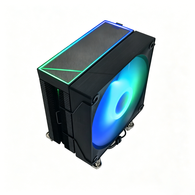 4HB2-12B2-9YLDG2 CPU Cooler 120mm ARGB PWM Fan 4 Heatpipes Air Cooler for Intel LGA 1700 1851 AMD AM5 AM4 Gaming PC Fan