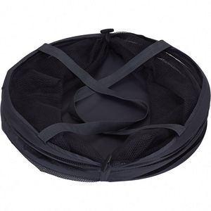 Panier à linge Popup Panier à linge pliable en maille Pop-up Panier à linge sale avec poignées de transport par simplifié - Product Image 5