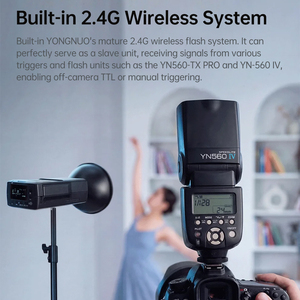 <span class=keywords><strong>Flash</strong></span> TTL portable professionnel YN200 II 200Ws, Speedlite extérieur, synchronisation haute vitesse, <span class=keywords><strong>flash</strong></span> de studio de poche sans fil/manuel - Product Image 4