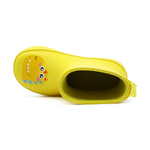<span class=keywords><strong>Botas</strong></span> <span class=keywords><strong>de</strong></span> Lluvia Infantiles Amarillas con Diseño 3D <span class=keywords><strong>de</strong></span> Dinosaurio, Lavables, <span class=keywords><strong>de</strong></span> Goma Antideslizante e Impermeables, con Púas Traseras <span class=keywords><strong>de</strong></span> Dinosaurio, Suministro <span class=keywords><strong>de</strong></span> Fábrica - Product Image 5