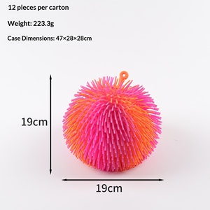 Balle anti-stress lumineuse et moelleuse pour enfants de 7 à 14 ans, petits cadeaux de stand de rue, vente en gros - Product Image 5