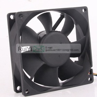 Ventilateur de refroidissement Delta 24V 48V DC12V 0.51A EC AC 80x80x25mm 8CM 8025 4 broches PWM à haut débit d'air pour châssis de processeur AFB0812SH-6M93