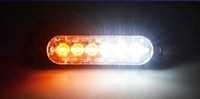Feux de signalisation clignotants à LED 12V 24V 6 LED pour camion, moto, pick-up, voitures modifiées, décoration, lumière stroboscopique 48V LED rouge