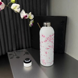 Offre Spéciale – Bouteille Isotherme en Acier Inoxydable 304 à Petite Ouverture, Motif Rose, Isolation Sous Vide 6-12 Heures, pour Boissons Froides en Extérieur - Product Image 4