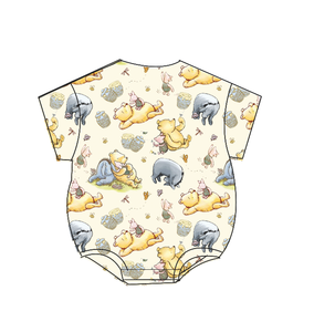 赤ちゃんジャンプスーツ赤ちゃん用ファッションデザインバブル竹カスタムプリントジッパー付き - Product Image 2