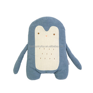 Novità Unisex Baby Sleeping Toy lino farcito bradipo pinguino <span class=keywords><strong>gufo</strong></span> di coniglio con ripieno di cotone PP - Product Image 6