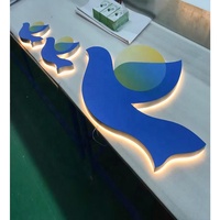 Panneau de signalisation led acrylique panneau de signalisation led ouvert panneau de signalisation lumineux 3d panneau de lettres fabricant de boîte à lumière