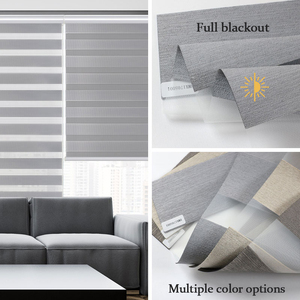 Chất lượng cao cơ giới <span class=keywords><strong>Zebra</strong></span> Shade cửa sổ ngày và đêm Alexa điện Bluetooth thông minh <span class=keywords><strong>Zebra</strong></span> Con lăn Rèm cho bát giác cửa sổ - Product Image 3