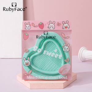 Collapsible <b>Silicone</b> Makeup Brush Cleaner Mat Low MOQ Foldable Washing Bowl Cosmetic Cleaning Pad Beauty <b>Tool</b> for Brushes - Product Image 5