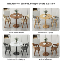 Petite table moderne en fer, simple, pour négociations, bureau, maison, loisirs, réception, salon de thé, ensemble 3 pièces durable et peu encombrant (table et chaises)