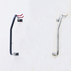 Porte-vélo vertical suspendu au mur support mural peu encombrant pour la maison et le garage support de vélo durable pour un stockage sécurisé - Product Image 4