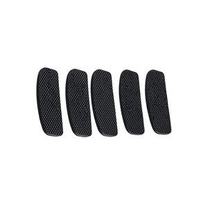 Almohadillas nasales Db para gafas, 1 mm de grosor, texturizadas, antideslizantes, de poliuretano, negras, 6 pares, soporte cómodo para la puente nasal - Product Image 1