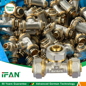 IFAN mẫu miễn phí pex AL pex phụ kiện đường ống đồng ống nước đồng khuỷu tay 1/<span class=keywords><strong>2</strong></span> 3/4 pex phù hợp - Product Image 3