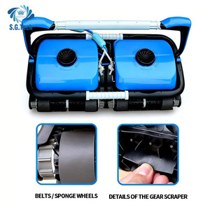 <span class=keywords><strong>Robot</strong></span> nettoyeur de <span class=keywords><strong>piscine</strong></span> télécommandé WINNY avec lumière LED intégrée, alarme de panne, aspiration et lavage des sols - Product Image 5