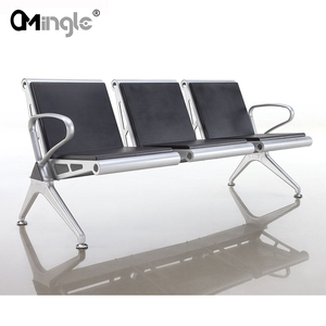 Bancs commerciaux d'intérieur, banc 3 places, chaises d'attente en métal, chaise de salle d'attente en métal, chaise de clinique, chaise d'aéroport, sièges de terminal - Product Image 1