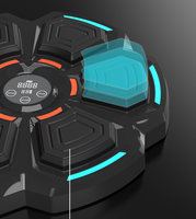 Équipement de fitness intelligent lumière RVB BT machine de boxe musicale sans fil affichage LED cible de boxe électronique