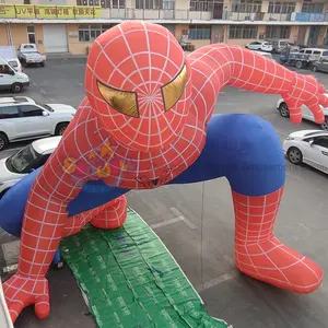 5m yüksek şişme örümcek adam modeli açık dekoratif superman şişme model reklam için