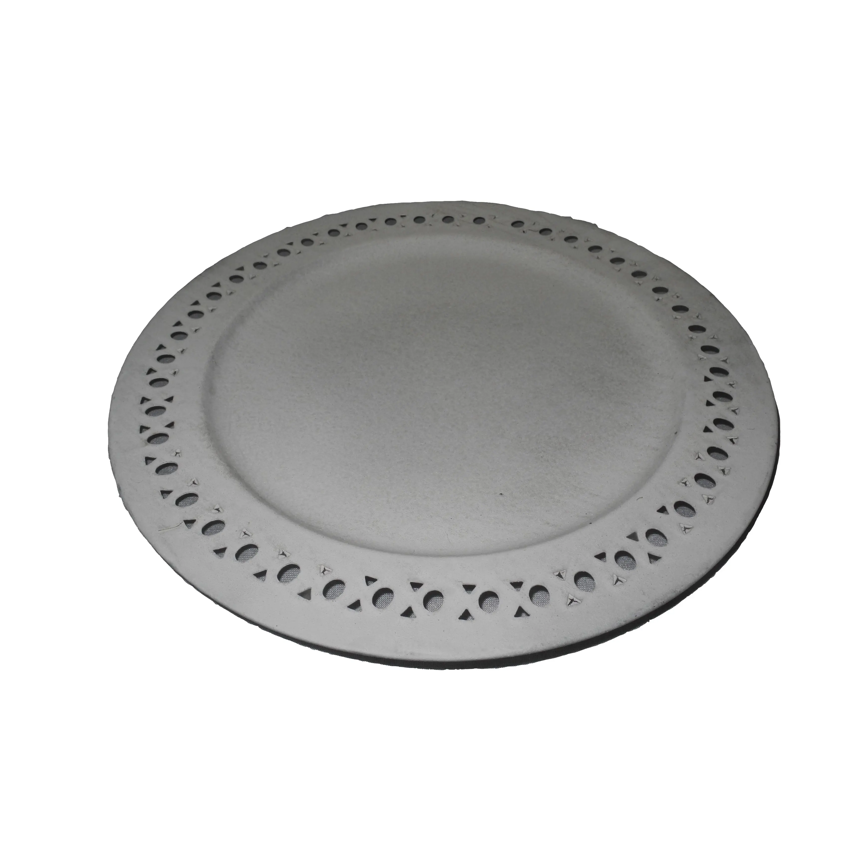 New Arrival Looking Charger Plate Dinner Table Decoration Rounded Shape Charger Plate
