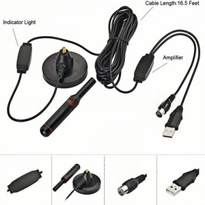 Antena de <span class=keywords><strong>TV</strong></span> Digital de Largo Alcance, Base Magnética, Portátil, para Interiores y Exteriores, Antena HD Digital con Amplificadores, Más Vendida - Product Image 3