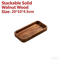 Vaisselle de luxe moderne en bois massif écologique gravée, assiette à dessert, plateau à collation pour les fêtes, service de fruits secs