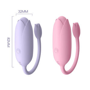 Vibrador de Huevo de Silicona con Control por Aplicación, Estimulador de Punto G y Clítoris, Masajeador Impermeable, Juguete Sexual para Parejas y Lesbianas - Product Image 2